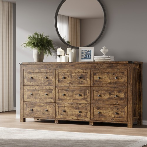 Large wooden dresser - wooden, drawer